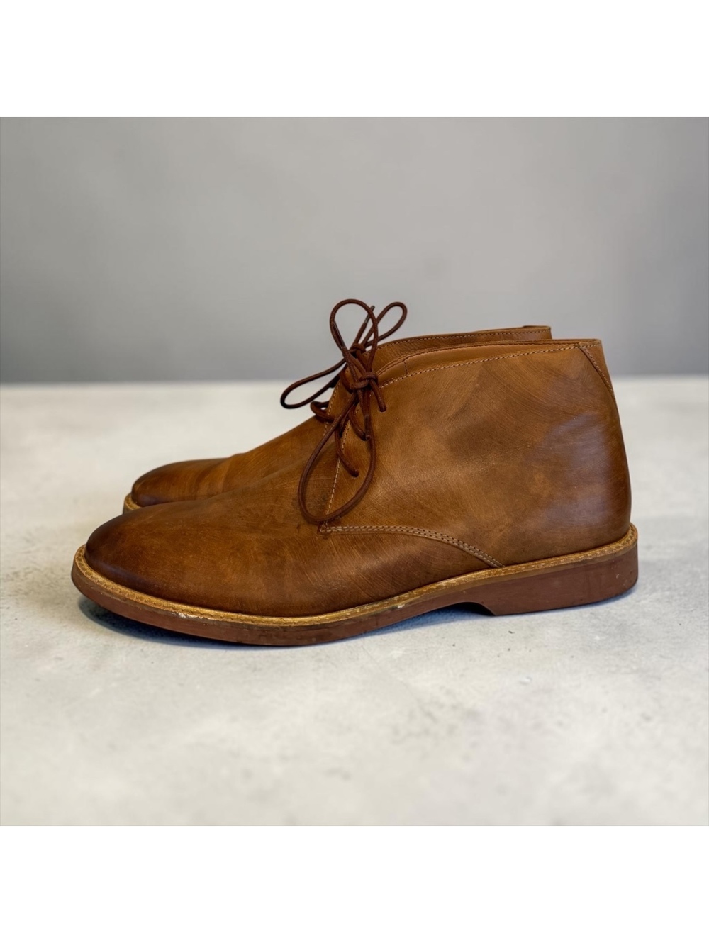 Clarks Atticus Limit Mens Chukkas / Ankle Boots Leather Tan US 11.5 M